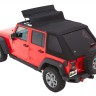 Мягкая крыша софт топ Jeep Wrangler JK 07-18 4 Door (Black Diamond) Trektop Bestop 5685335