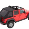 Мягкая крыша софт топ Jeep Wrangler JK 07-18 4 Door (Black Diamond) Trektop Bestop 5685335