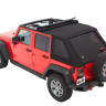 Мягкая крыша софт топ Jeep Wrangler JK 07-18 4 Door (Black Twill) Trektop Bestop 5685317