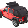 Мягкая крыша софт топ Jeep Wrangler JK 07-18 4 Door (Black Twill) Trektop Bestop 5685317