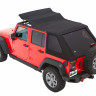 Мягкая крыша софт топ Jeep Wrangler JK 07-18 4 Door (Black Twill) Trektop Bestop 5685317