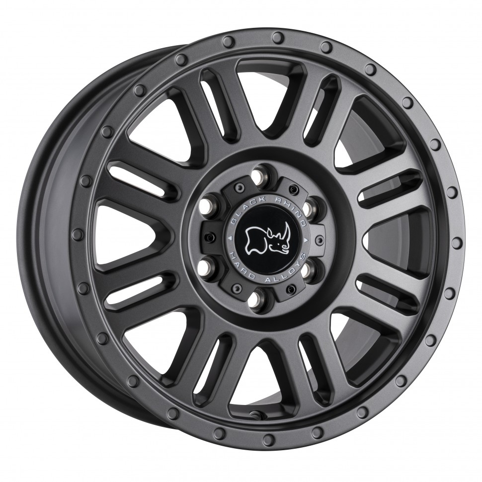 Колесный диск Black Rhino Yellowstone Matte Gunmetal 18x8 ET+48 1880YWN485130G78