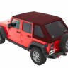 Мягкая крыша софт топ Jeep Wrangler JK 07-18 4 Door (Crushed Red Pepper) Trektop Bestop 5685368