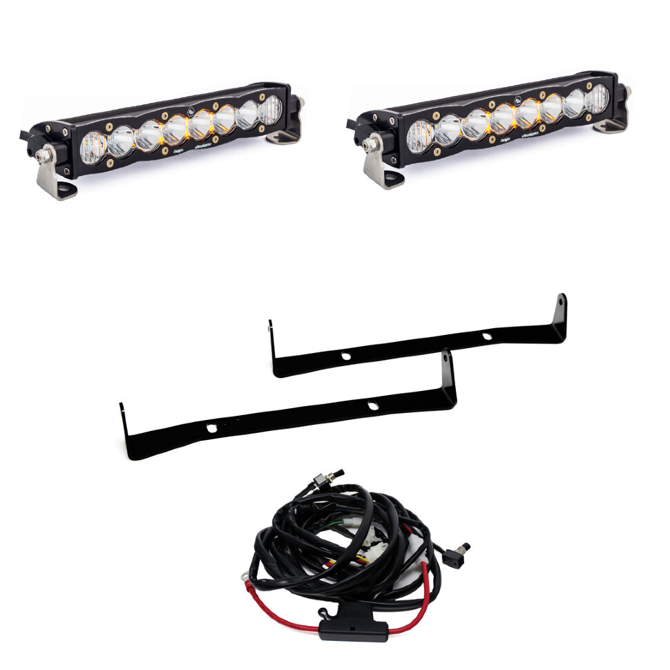 Комплект светодиодной Led балки в решетку Toyota 4Runner 14-18 S8 Baja Designs 447509