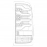 Комплект задних светодиодных фар Chevrolet Silverado/GMC Sierra 1500-3500 14-19 PRO-Series AlphaRex 620010