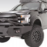 Передний бампер Premium с центаральной дугой Ford F-150 15-17 Fab Fours FF15-H3252-1