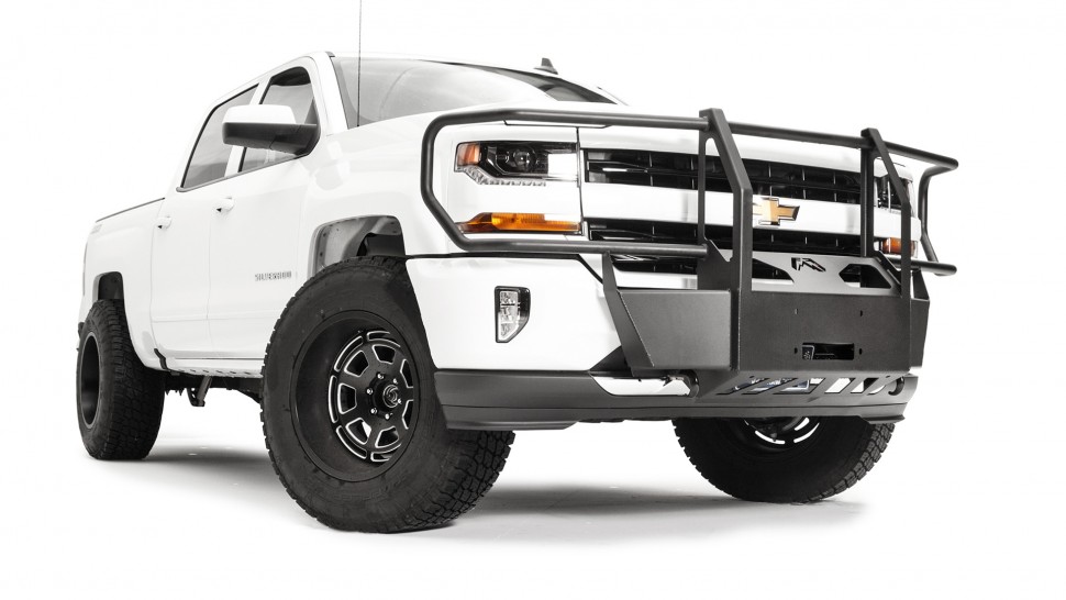 Площадка для лебедки с дугами Chevrolet Silverado 1500 16-18 Fab Fours GM16-N3370-1