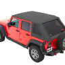 Мягкая крыша софт топ Jeep Wrangler JK 07-18 4 Door (Granite Grey) Trektop Bestop 5685370