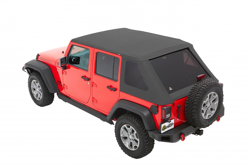 Мягкая крыша софт топ Jeep Wrangler JK 07-18 4 Door (Granite Grey) Trektop Bestop 5685370