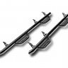 Защитные боковые пороги Chevrolet Silverado/GMC Sierra 1500 14-18 Crew Cab Nerf N-FAB 3" C1498CC