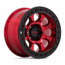 Колесный диск KMC Wheels Riot Beadlock Candy Red W/Satin Black Ring 17x9 ET-12 KM237QB17906012N
