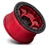 Колесный диск KMC Wheels Riot Beadlock Candy Red W/Satin Black Ring 17x9 ET-12 KM237QB17906012N