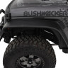 Расширители колесных арок Jeep Gladiator JT/Wrangler JL 18-22 к-кт 2 шт перед Flat Style Bushwacker 10101-07