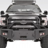 Передний бампер Premium с дугами Ford F-150 09-14 Fab Fours FF09-H1950-1
