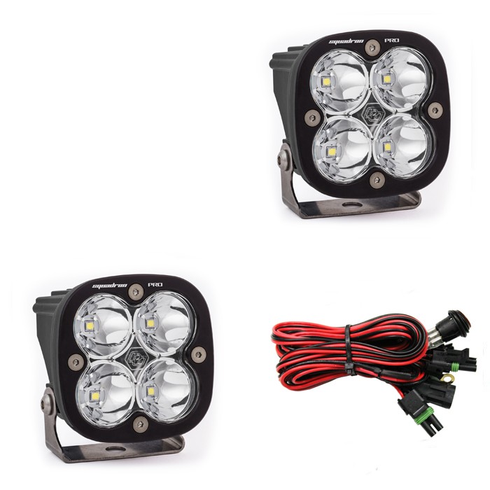 Дополнительные LED фары 3..07"x3.07" Дальний свет (пара) Squadron Pro LED Light Baja Designs 497801