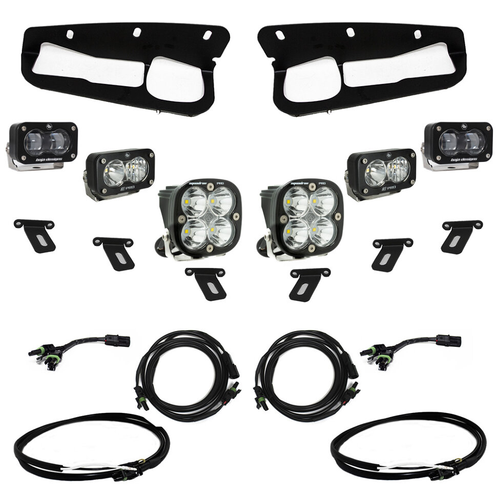 Комплект противотуманных фар в бампер Ford Bronco 21-23 S2 Pro/Squadron Pro Baja Designs 448175UP
