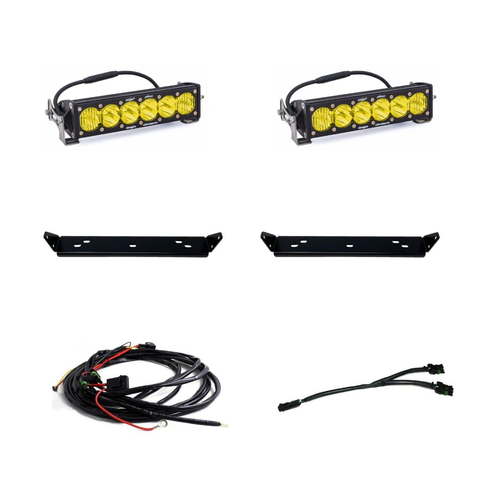 Комплект светодиодной Led балки в решетку Ford F-150 21-23 Raptor OnX6+ Baja Designs 448064