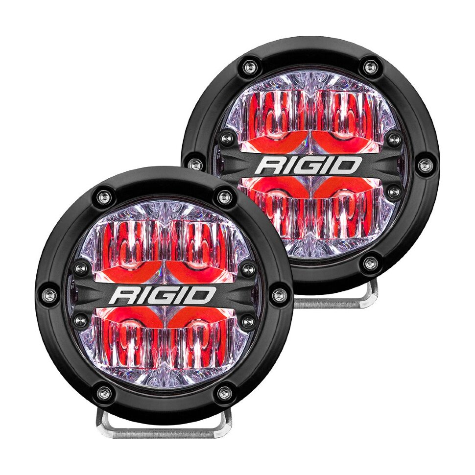 Комплект дополнительных Led фар с подсветкой 4" Drive 360-Series Rigid Industries 36116