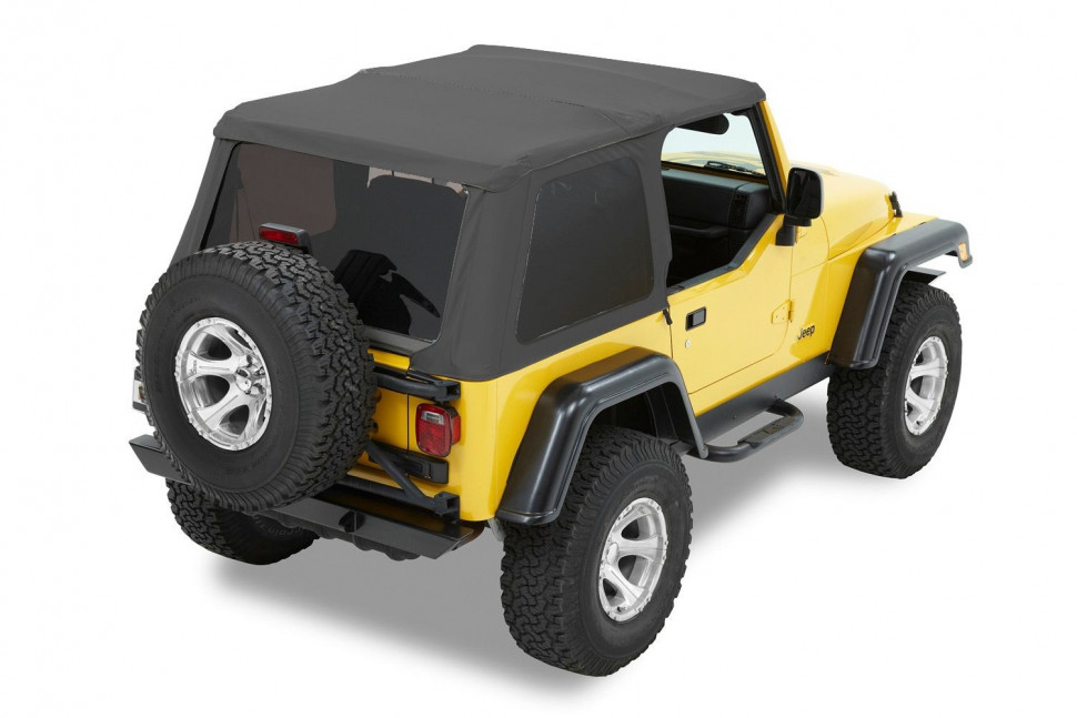 Мягкая крыша софт топ Jeep Wrangler TJ 97-06 (Black Denim) Trektop Bestop 5682015