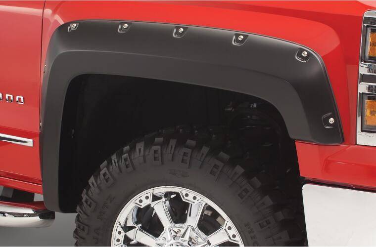 Расширители колесных арок Chevrolet Silverado 2500/3500 07-14 к-кт 2шт перед Pocket Style Bushwacker 40087-02