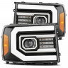 Комплект передних фар GMC Sierra 1500 07-13 PRO-Series AlphaRex 880605