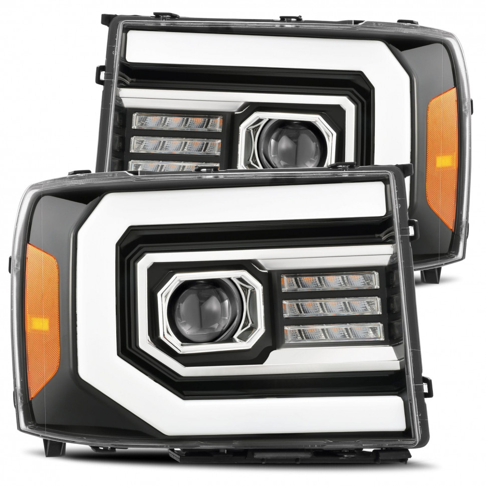 Комплект передних фар GMC Sierra 1500 07-13 PRO-Series AlphaRex 880605