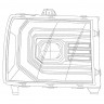 Комплект передних фар GMC Sierra 1500 07-13 PRO-Series AlphaRex 880605