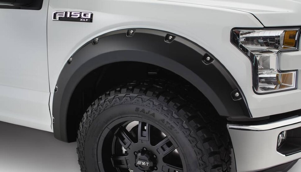 Расширители колесных арок Ford F-150 15-17 перед 2шт. Pocket Style Bushwacker 20091-02