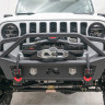 Бампер Stubby Jeep Wrangler JL/Gladiator 18-22 Fab Fours JL18-B4752-1