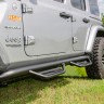 Боковые трубные пороги Jeep Wrangler JL 18-22 4-Door Podium LG & SS N-FAB HPJ1866-TX