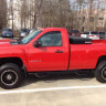 Защитные боковые пороги Chevrolet Silverado/GMC Sierra 1500/2500/3500 14-18 Standard Cab Nerf N-FAB 3" C1470RC-4