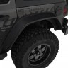 Расширители колесных арок Jeep Wrangler JL 18-22 к-кт 4 шт Black Flat Style Bushwacker 10923-07