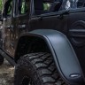 Расширители колесных арок Jeep Wrangler JL 18-22 к-кт 4 шт Black Flat Style Bushwacker 10923-07