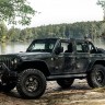 Расширители колесных арок Jeep Wrangler JL 18-22 к-кт 4 шт Black Flat Style Bushwacker 10923-07