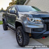 Подножки Chevrolet Colorado/GMC Canyon 15-22 Crew Cab RB20 Slim Go Rhino 69423580SPC
