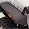 Расширители колесных арок Jeep Wrangler JK 07-18 к-кт 2 шт перед Flat Style Bushwacker 10053-07