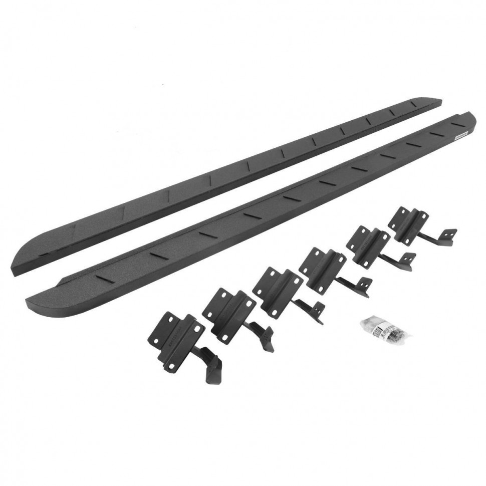 Подножки Ford F-150/F-250/F-350 Raptor 15-23 SuperCrew/Crew Cab RB10 Slim Go Rhino 63415587ST