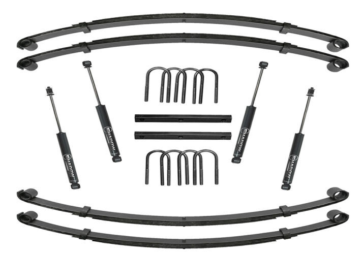 Лифт комплект подвески 1.5" Jeep Wrangler YJ 87-95 2 Door (Shadow Shocks) Superlift K722