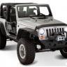 Расширители колесных арок Jeep Wrangler JK 07-18 2Door к-кт 4 шт Black Flat Style Bushwacker 10919-07