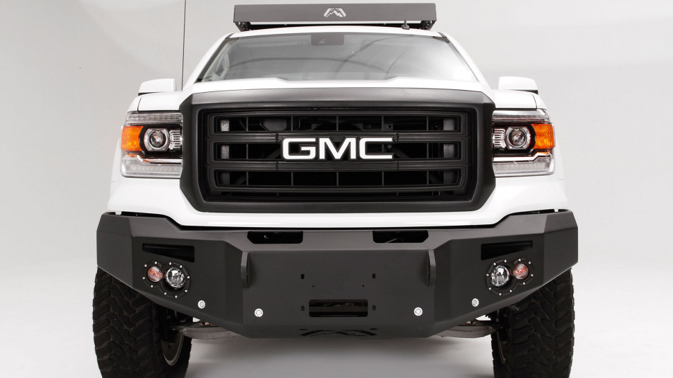 Передний бампер Premium GMC Sierra 1500 14-15 Fab Fours GS14-F3151-1