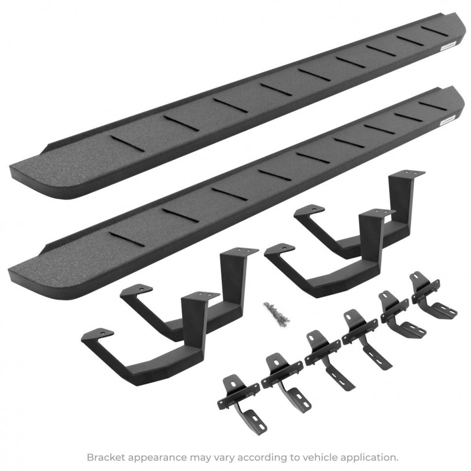 Подножки с доп. ступенькой Chevrolet Silverado/GMC Sierra 1500/2500/3500 14-19 Double Cab RB10 Go Rhino 6340588020T