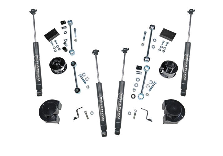 Лифт комплект  2.5" Jeep Wrangler JL 18-22 2 Door/4 Door (Shadow Shocks) Superlift K187