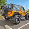 Расширители колесных арок Armor Jeep Wrangler JK 07-18 DV8 Offroad FENDB-09