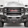 Передний бампер Premium с центаральной дугой GMC Sierra 1500 14-15 Fab Fours GS14-F3152-1