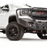 Передний бампер Premium с центаральной дугой GMC Sierra 1500 14-15 Fab Fours GS14-F3152-1