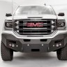 Передний бампер Premium с центаральной дугой GMC Sierra 1500 14-15 Fab Fours GS14-F3152-1