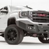 Передний бампер Premium с центаральной дугой GMC Sierra 1500 14-15 Fab Fours GS14-F3152-1