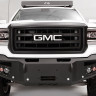 Передний бампер Premium с центаральной дугой GMC Sierra 1500 14-15 Fab Fours GS14-F3152-1