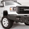 Передний бампер Premium с центаральной дугой GMC Sierra 1500 14-15 Fab Fours GS14-F3152-1