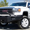 Передний бампер Premium с центаральной дугой GMC Sierra 1500 14-15 Fab Fours GS14-F3152-1